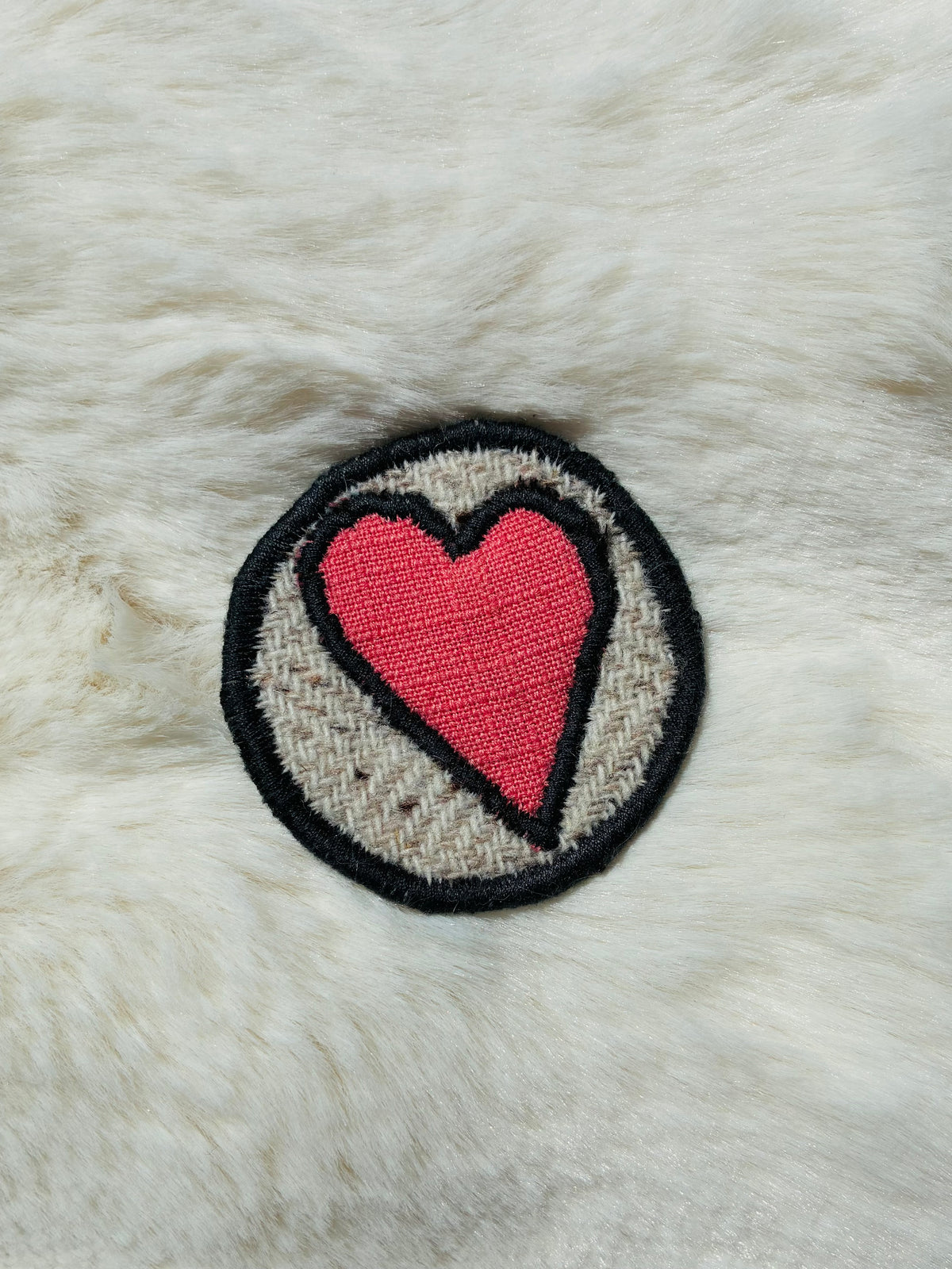 Patch Cœur brut