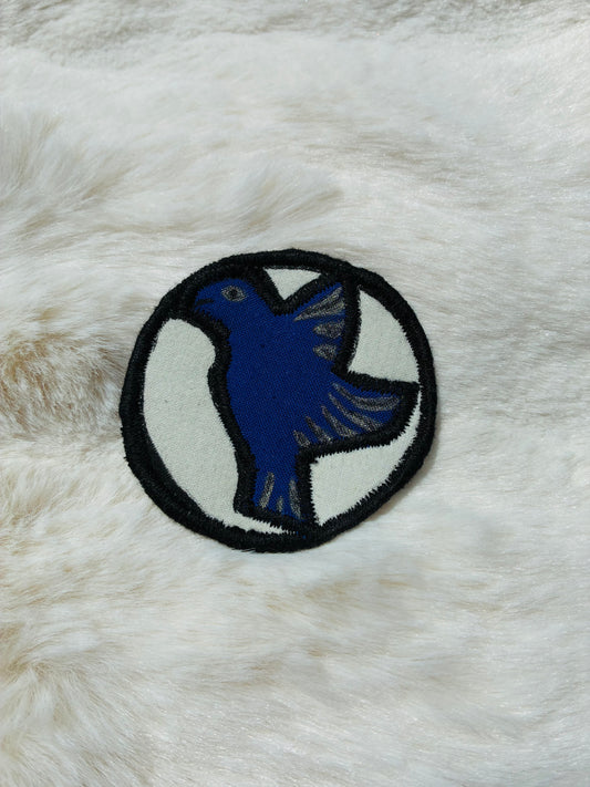 Patch Oiseau Indigo
