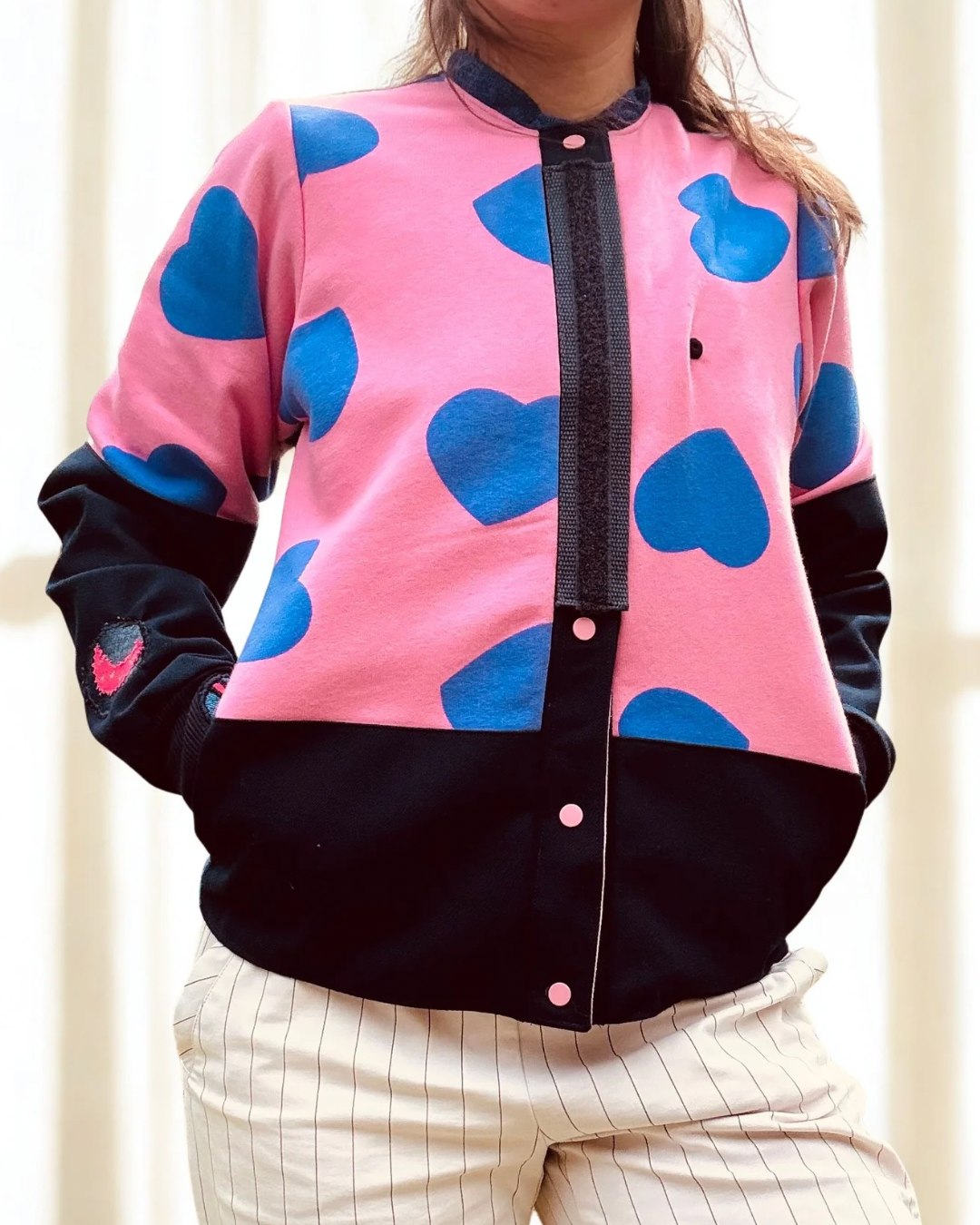 Veste coeur pop
