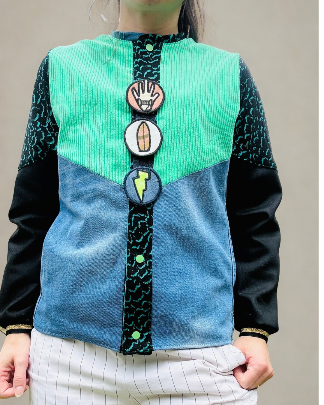 Veste vert lagon
