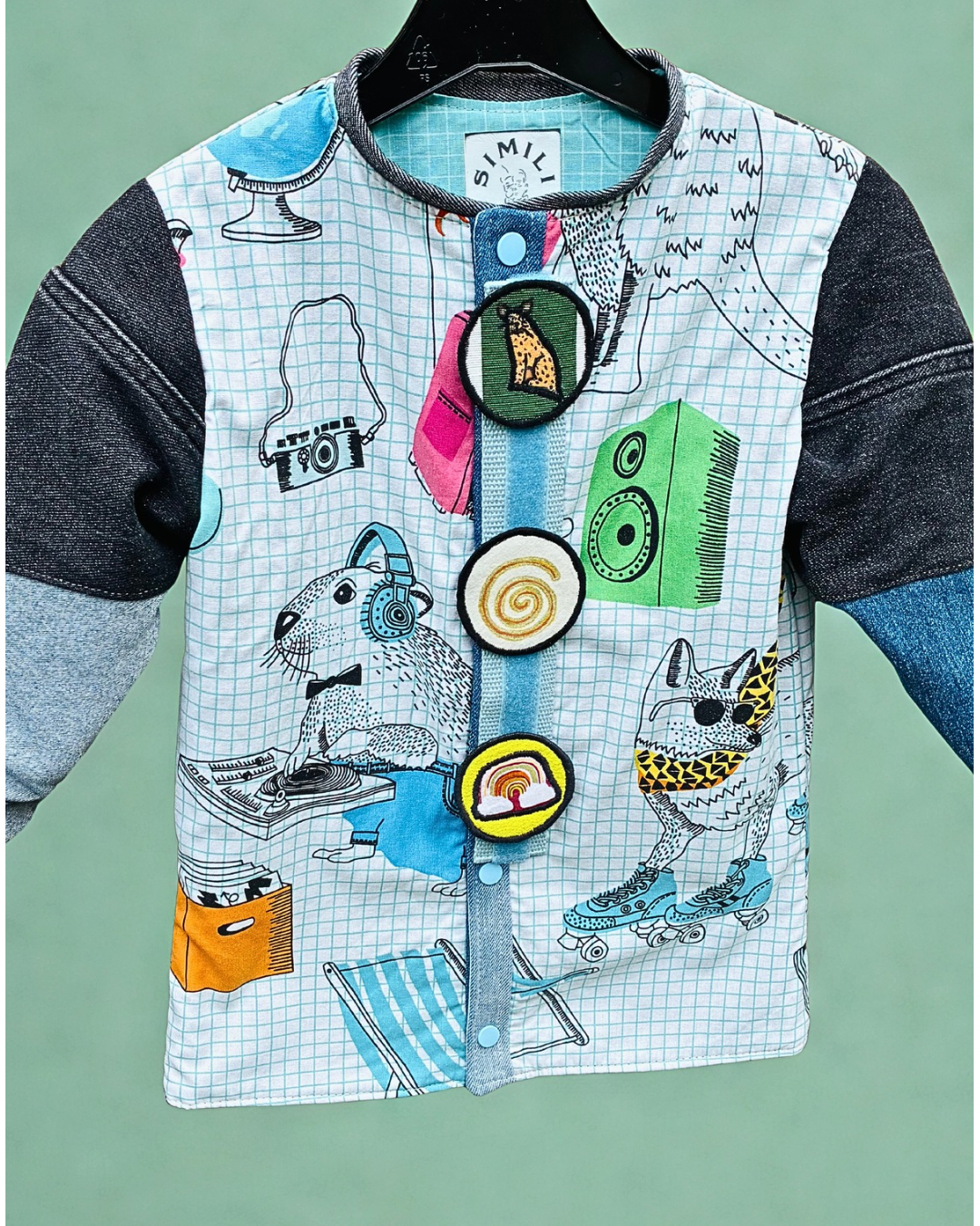Veste enfant - bleu skate club