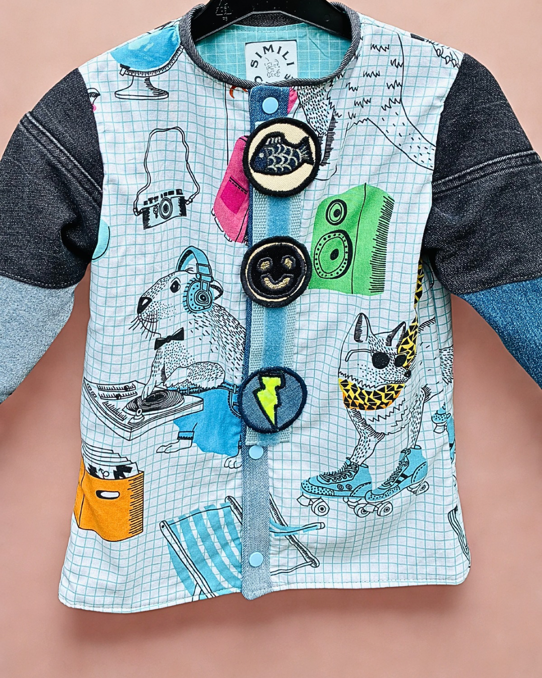 Veste enfant - bleu skate club
