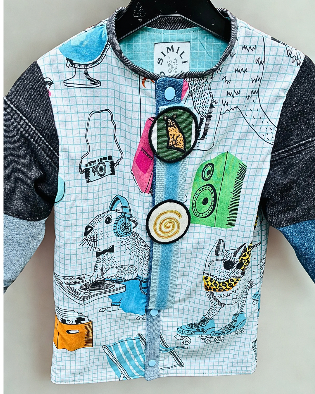 Veste enfant - bleu skate club